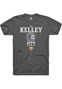 Bre Kelley  Pitt Panthers Dark Grey Rally NIL Sport Icon Short Sleeve T Shirt