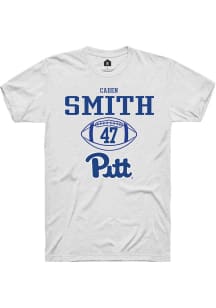 Caden Smith  Pitt Panthers White Rally NIL Sport Icon Short Sleeve T Shirt
