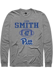 Caden Smith  Pitt Panthers Graphite Rally NIL Sport Icon Long Sleeve T Shirt