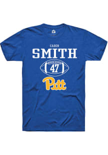 Caden Smith  Pitt Panthers Blue Rally NIL Sport Icon Short Sleeve T Shirt