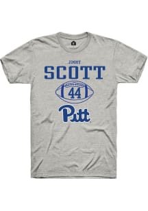Jimmy Scott  Pitt Panthers Ash Rally NIL Sport Icon Short Sleeve T Shirt