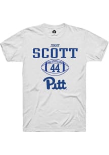 Jimmy Scott  Pitt Panthers White Rally NIL Sport Icon Short Sleeve T Shirt