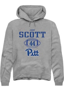 Jimmy Scott  Rally Pitt Panthers Mens Graphite NIL Sport Icon Long Sleeve Hoodie