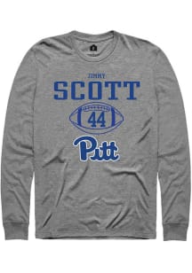 Jimmy Scott  Pitt Panthers Graphite Rally NIL Sport Icon Long Sleeve T Shirt