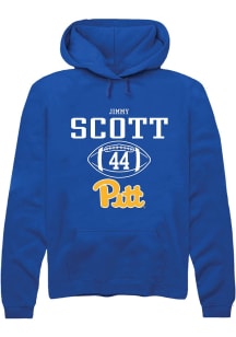 Jimmy Scott  Rally Pitt Panthers Mens Blue NIL Sport Icon Long Sleeve Hoodie
