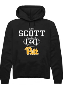 Jimmy Scott  Rally Pitt Panthers Mens Black NIL Sport Icon Long Sleeve Hoodie