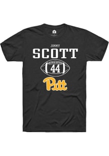 Jimmy Scott  Pitt Panthers Black Rally NIL Sport Icon Short Sleeve T Shirt
