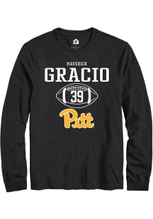 Maverick Gracio  Pitt Panthers Black Rally NIL Sport Icon Long Sleeve T Shirt