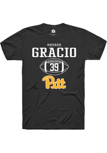 Maverick Gracio  Pitt Panthers Black Rally NIL Sport Icon Short Sleeve T Shirt