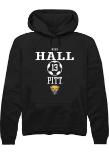 Noah Hall  Rally Pitt Panthers Mens Black NIL Sport Icon Long Sleeve Hoodie