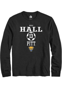 Noah Hall  Pitt Panthers Black Rally NIL Sport Icon Long Sleeve T Shirt