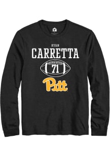 Ryan Carretta  Pitt Panthers Black Rally NIL Sport Icon Long Sleeve T Shirt