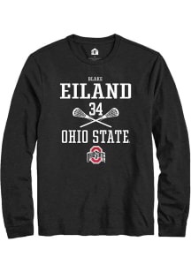 Blake Eiland  Ohio State Buckeyes Black Rally NIL Sport Icon Long Sleeve T Shirt