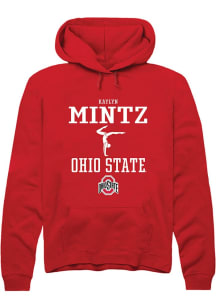 Kaylyn Mintz  Rally Ohio State Buckeyes Mens Red NIL Sport Icon Long Sleeve Hoodie