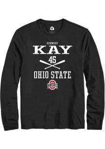 Kennedy Kay  Ohio State Buckeyes Black Rally NIL Sport Icon Long Sleeve T Shirt