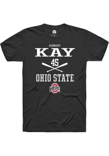 Kennedy Kay  Ohio State Buckeyes Black Rally NIL Sport Icon Short Sleeve T Shirt