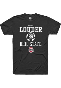 Sophia Louder  Ohio State Buckeyes Black Rally NIL Sport Icon Short Sleeve T Shirt