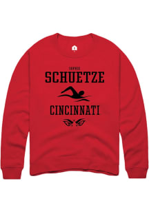 Sophie Schuetze  Rally Cincinnati Bearcats Mens Red NIL Sport Icon Long Sleeve Crew Sweatshirt