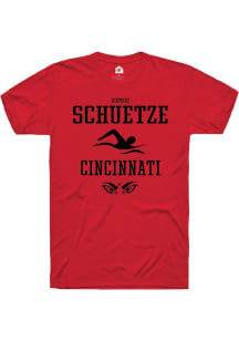 Sophie Schuetze  Cincinnati Bearcats Red Rally NIL Sport Icon Short Sleeve T Shirt