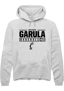 Brenden Garula  Cincinnati Bearcats Graphite Rally NIL Stacked Box Long Sleeve T Shirt