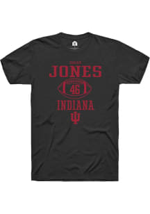Isaiah Jones  Indiana Hoosiers Black Rally NIL Sport Icon Short Sleeve T Shirt