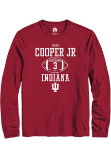 Omar Cooper Jr  Indiana Hoosiers Red Rally NIL Sport Icon Long Sleeve T Shirt