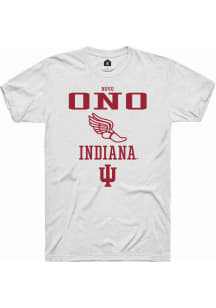 Novo Ono  Indiana Hoosiers White Rally NIL Sport Icon Short Sleeve T Shirt