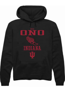Novo Ono  Rally Indiana Hoosiers Mens Black NIL Sport Icon Long Sleeve Hoodie