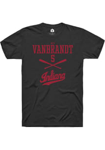 Aly VanBrandt  Indiana Hoosiers Black Rally NIL Sport Icon Short Sleeve T Shirt