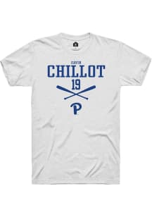 Gavin Chillot  Pitt Panthers White Rally NIL Sport Icon Short Sleeve T Shirt
