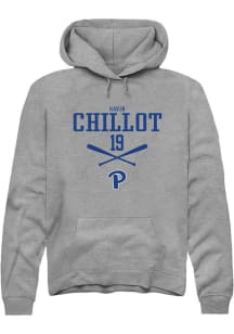 Gavin Chillot  Rally Pitt Panthers Mens Graphite NIL Sport Icon Long Sleeve Hoodie