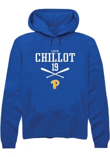 Gavin Chillot  Rally Pitt Panthers Mens Blue NIL Sport Icon Long Sleeve Hoodie