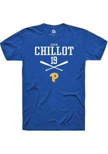 Gavin Chillot  Pitt Panthers Blue Rally NIL Sport Icon Short Sleeve T Shirt