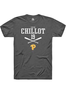 Gavin Chillot  Pitt Panthers Dark Grey Rally NIL Sport Icon Short Sleeve T Shirt
