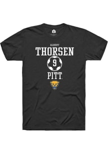 Albert Thorsen  Pitt Panthers Black Rally NIL Sport Icon Short Sleeve T Shirt