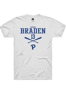 Ahmari Braden  Pitt Panthers White Rally NIL Sport Icon Short Sleeve T Shirt