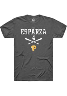 Kk Esparza  Pitt Panthers Dark Grey Rally NIL Sport Icon Short Sleeve T Shirt
