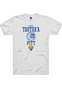 Haiti Tautua’a  Pitt Panthers White Rally NIL Sport Icon Short Sleeve T Shirt