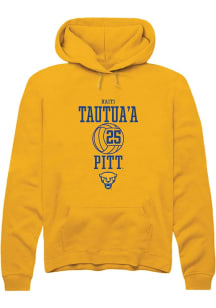 Haiti Tautua’a  Rally Pitt Panthers Mens Gold NIL Sport Icon Long Sleeve Hoodie