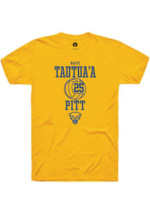 Haiti Tautua’a  Pitt Panthers Gold Rally NIL Sport Icon Short Sleeve T Shirt