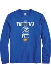 Haiti Tautua’a  Pitt Panthers Blue Rally NIL Sport Icon Long Sleeve T Shirt