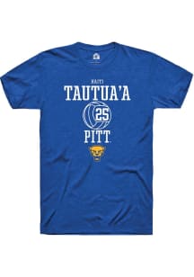 Haiti Tautua’a  Pitt Panthers Blue Rally NIL Sport Icon Short Sleeve T Shirt