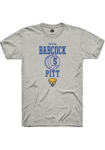 Olivia Babcock  Pitt Panthers Ash Rally NIL Sport Icon Short Sleeve T Shirt