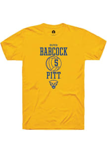 Olivia Babcock  Pitt Panthers Gold Rally NIL Sport Icon Short Sleeve T Shirt