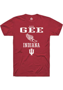 Olivia Gee  Indiana Hoosiers Red Rally NIL Sport Icon Short Sleeve T Shirt