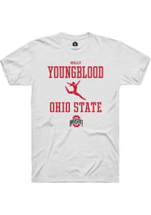 Molly Youngblood  Ohio State Buckeyes White Rally NIL Sport Icon Short Sleeve T Shirt