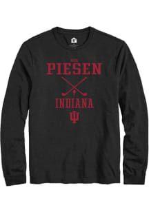 Nicholas Piesen  Indiana Hoosiers Black Rally NIL Sport Icon Long Sleeve T Shirt