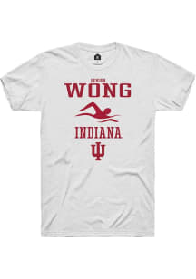 Benson Wong  Indiana Hoosiers White Rally NIL Sport Icon Short Sleeve T Shirt