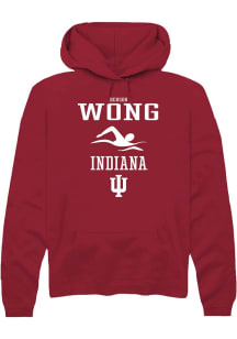 Benson Wong  Rally Indiana Hoosiers Mens Red NIL Sport Icon Long Sleeve Hoodie