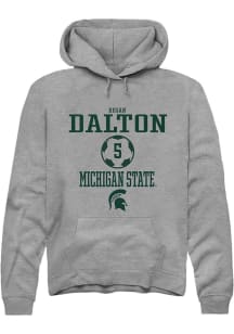 Regan Dalton  Rally Michigan State Spartans Mens Graphite NIL Sport Icon Long Sleeve Hoodie
